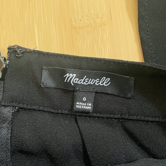 Madewell Apron Bow-Back Jumpsuit, Size 0, in Black - Picture 5 of 8